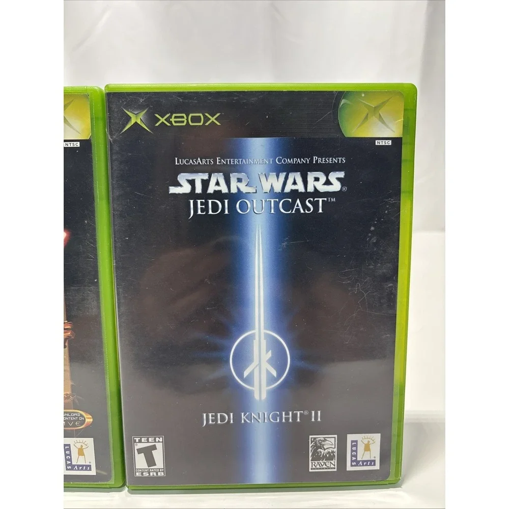 Xbox - Star Wars Jedi Knight 2 & Star Wars‎ Knights Oh The Republic Tested Works